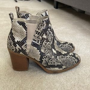 Altered State Faux Snakeskin boots